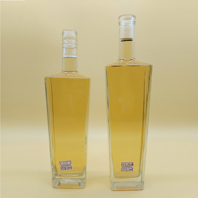 スーパーフリントガラス素材 750ml スクリューキャップ ジンガラスボトル