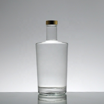 1リットルの透明ガラスボトル 飲み物 貿易保証 支払い 工業飲料