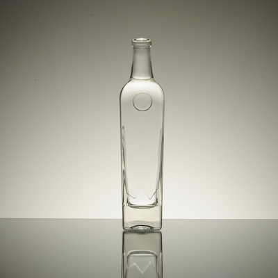 氷表面処理 フランス方形のガラスボトル 700ml 500ml / 250ml容量