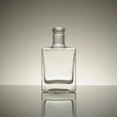 氷表面処理 フランス方形のガラスボトル 700ml 500ml / 250ml容量
