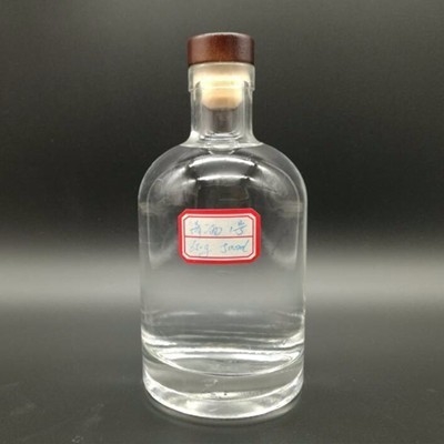 スクロールキャップボトル蓋 700ml ウイスキー 透明 空のガラスボトル ワイン OEM/ODM歓迎