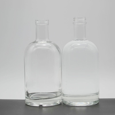 スクロールキャップボトル蓋 700ml ウイスキー 透明 空のガラスボトル ワイン OEM/ODM歓迎