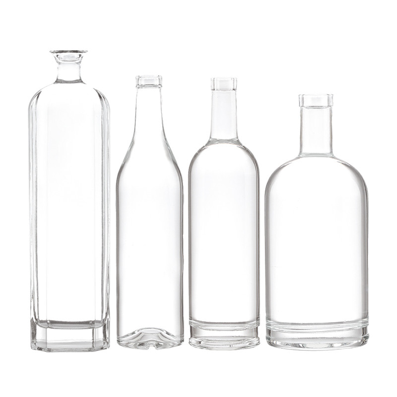 100Ml 375Ml 500Ml 700Ml 750Ml エネルギー飲料用 カスタム形透明ガラスボトル