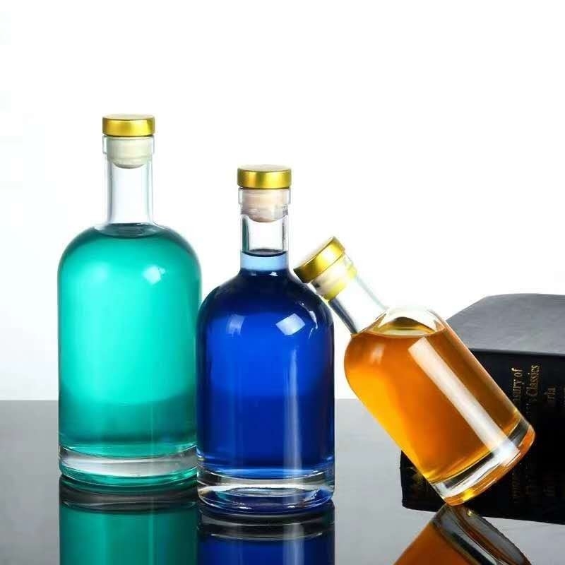 375ml 500ml 700ml 750ml 1000ml 透明な空のガラスボトル
