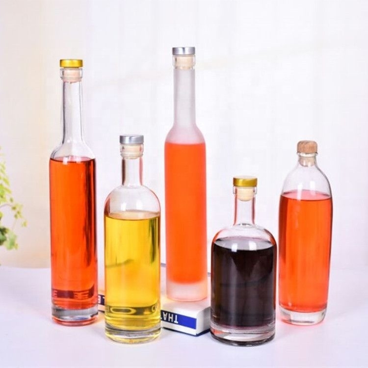 コークトップ ガラスボトル ジン ウイスキー テキラ ブランディ ウォッカ 375ml 500ml 750ml 1000ml