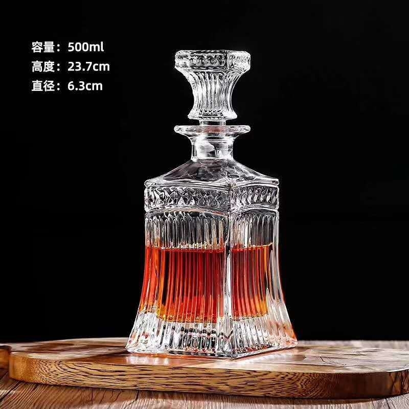 500ml/650ml/700ml/800ml クリスタルホワイトグラスワインデカンター
