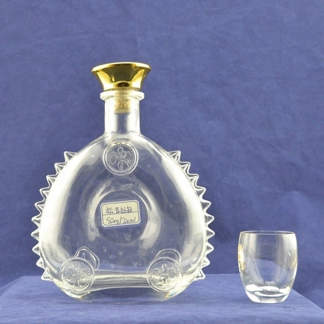 工業用スーパーフリントガラス素材 500ml XO ボトル 飲料 酒 ワイン ウィスキー