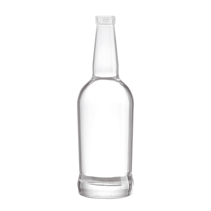 500ml 700ml 750ml スクエアウォッカボトル 鉱水用スーパーフリントガラス素材