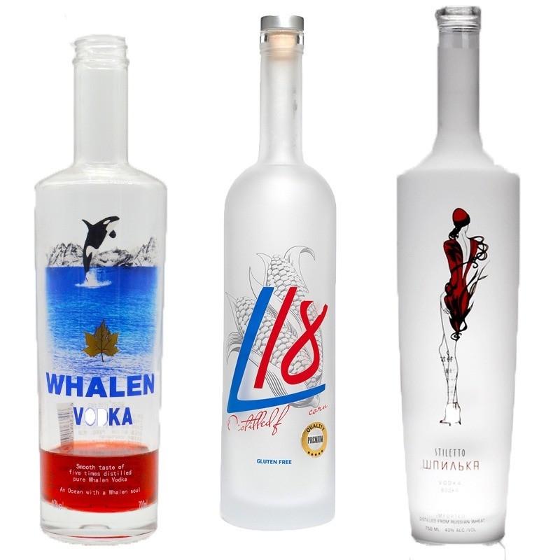クリステルグラス 700ml 750ml 1L ジン ウイスキー ウォッカ ウイスキー ワイン ボトル 酒類 パッケージ