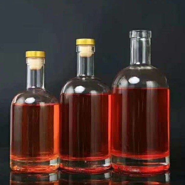 200ml 375ml 500ml 750ml スーパー フリント ガラス ワイン 酒瓶 コルク 密封 タイプ