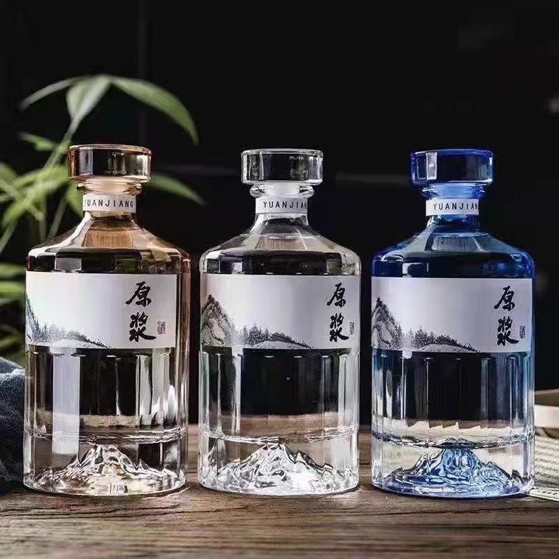 100ml レミー・マーティン ガラスのボトル CNFで ウォッカ ウィスキー ブランデー 250ml 500ml 700ml