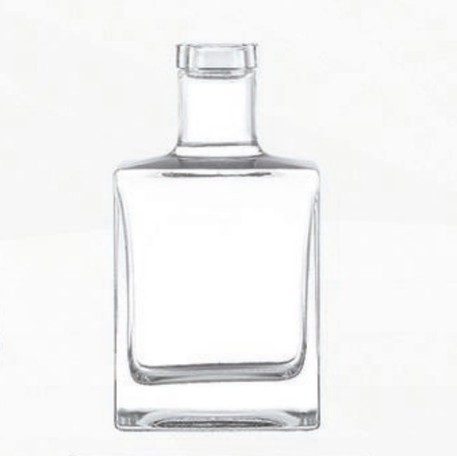 500ml 700ml 750ml 1L 独特の正方形ガラス酒瓶 果汁 ウォッカ スピリット酒