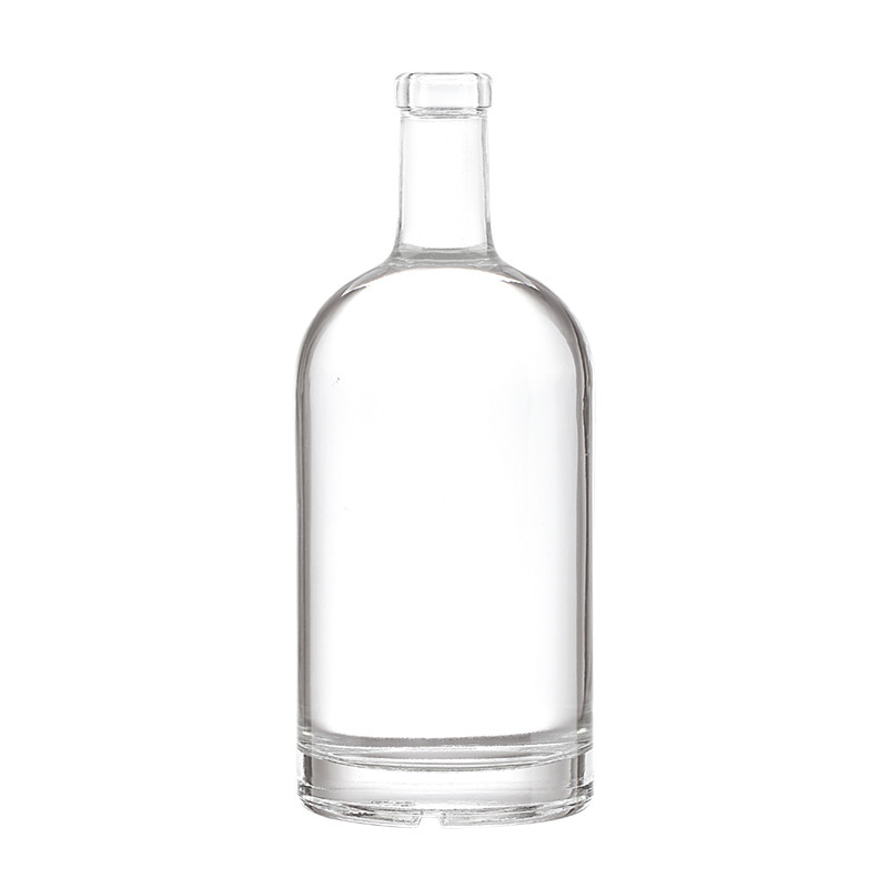 スーパーフリントガラス素材 200ml 500ml 750ml 1000ml コルクキャップ付き 空のガラスボトル