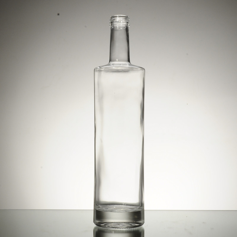 コラー素材 コーク付きワイン用ガラスボトル 蓋 750ml 空のXOブランデーボトル