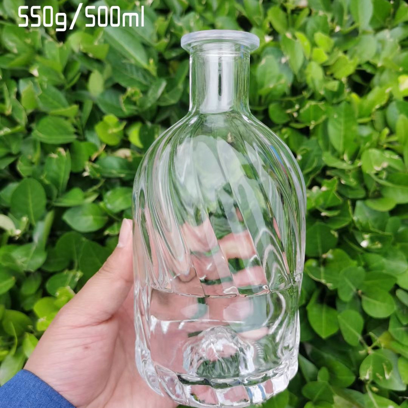 スピリート飲料用グラス酒瓶 ウォッカ ジン ラム ウイスキー 700ml コーク