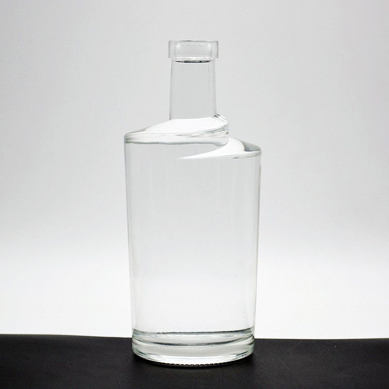 デカル 表面 ハンドリング オーダーメイド ショルダー回転のための 750ml リコール ガラスボトル