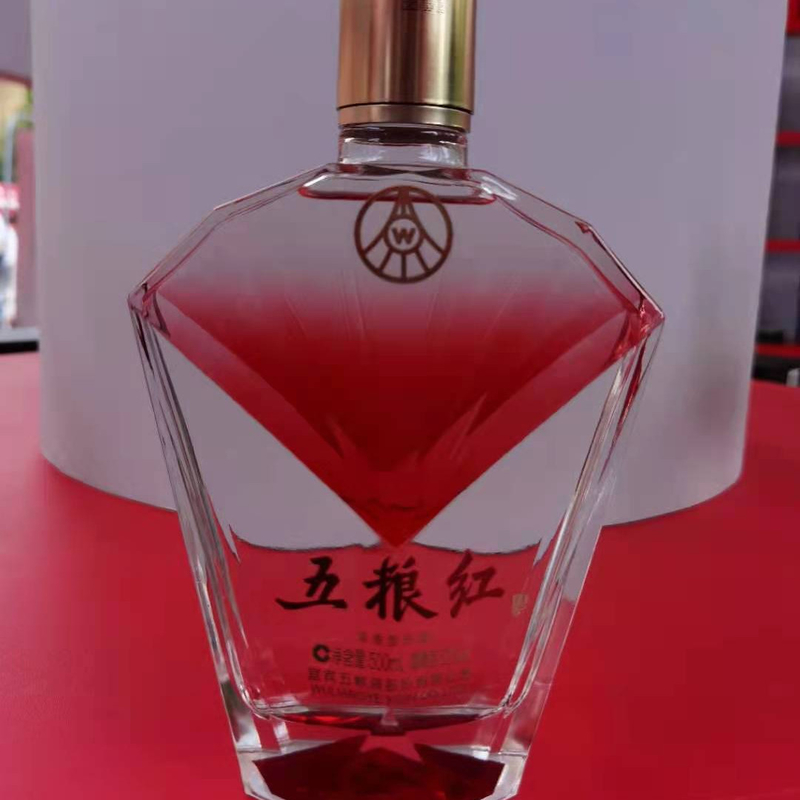 プライベート・レーベル 円筒形 空っぽ 高さ 550ml 750ml 780ml 1L デカルのアルコールボトル