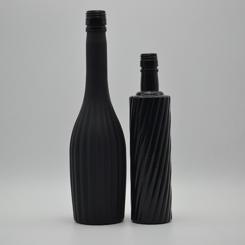 375ml 750ml カスタマイズされた冷凍ガラスワインボトル